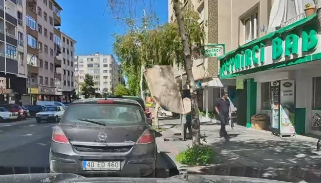 Kafasına 7. kattan halı düştü! 3